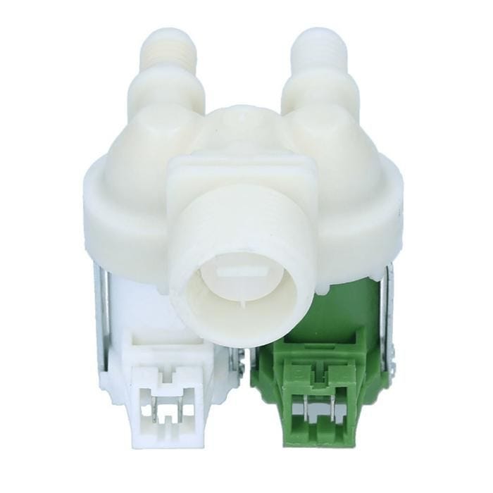 ELECTROVANNE ELECTROVALVE LAVE LINGE 124082500 ELECTROVANNE 2 VOIES 180° AVEC BORNIER