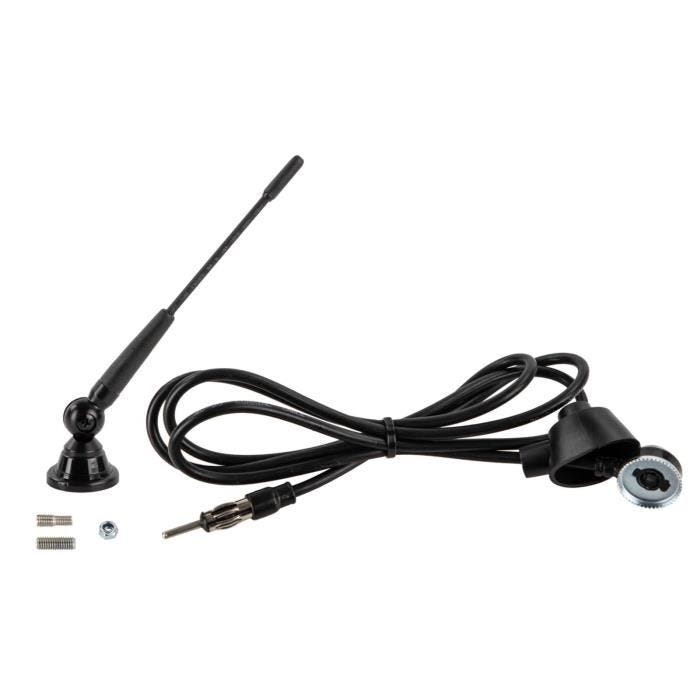 Antenne de toit AM/FM 0°>180° inclinaison flexible 14cm