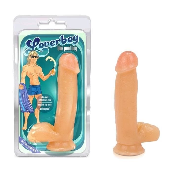 Sextoys / Godemichet - Rabit - Vibromasseur - Gode Ventouse LoverBoy Pisciniste - 17 cm