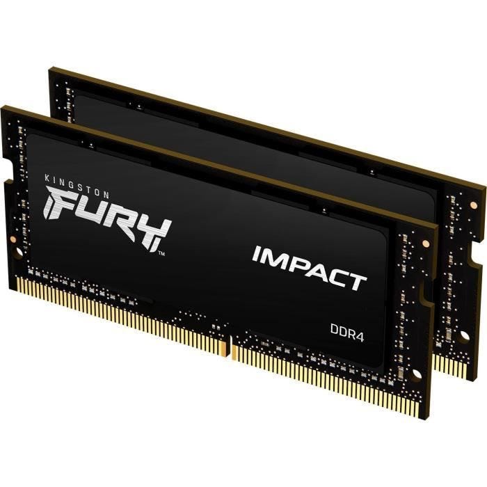 KINGSTON - Fury Impact - Mémoire - 32 Go (2 x 16 Go) - DDR4 - 3200 MHz CL20
