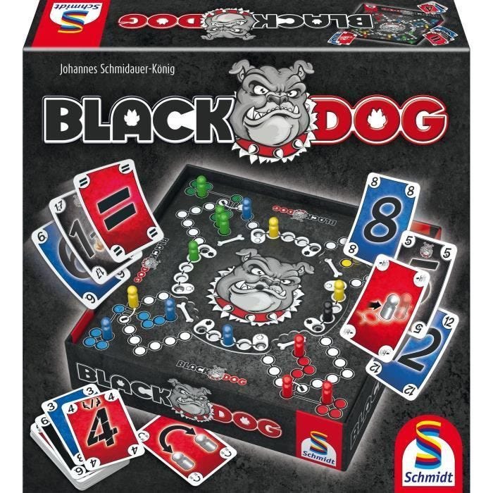 Black DOG® - Jeux de Société - SCHMIDT SPIELE - Affrontez le mystérieux Black DOG® dans ce jeu de stratégie captivant !