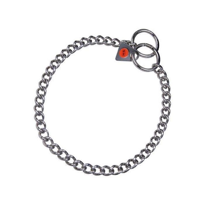 Collier étrangleur - HS Sprenger - 55cm - Acier inoxydable - Maillons fins - Torsadé