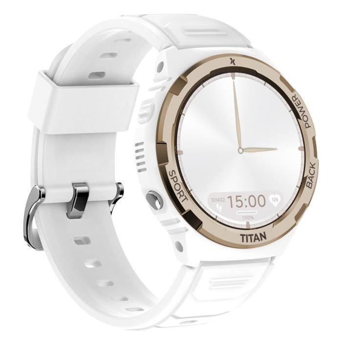 Montre Connectée FW100 IP69 5ATM Verre Gorilla 3 Modèle Titan Valkiria Maxcom Blanc