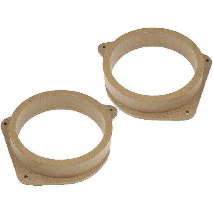 2 Entretoises Haut-Parleur Bois MDF 165mm - impregnees / vernies - Cordoba Ibiza