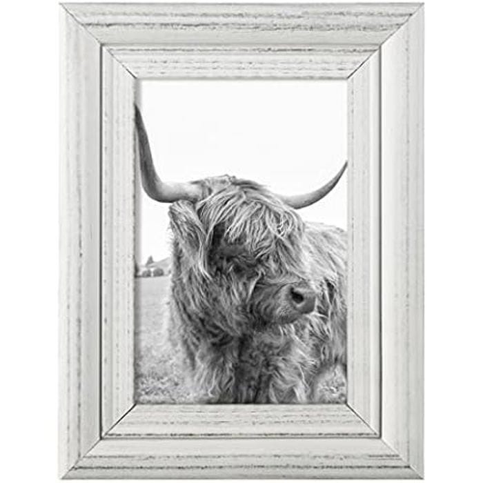 Cadre photo - HAMA - CANUTO BLANC 10X15 - Portrait - Bois - 35079