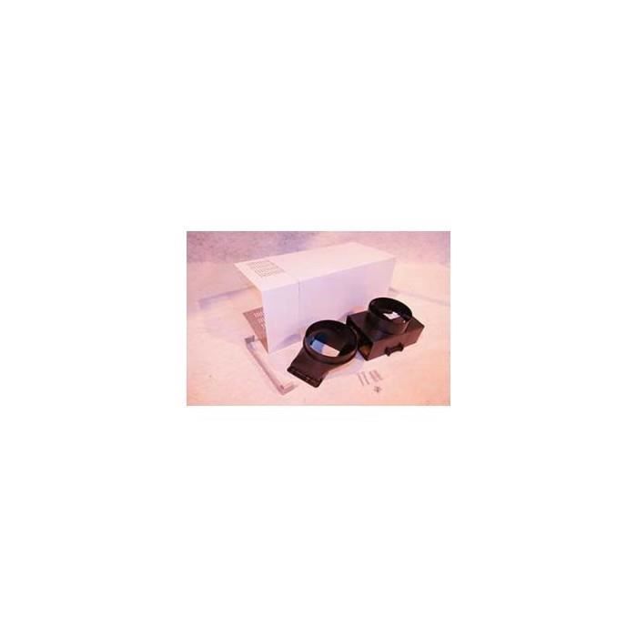 Kit cheminée x2 + déflecteur + raccord pour hotte Whirlpool inox