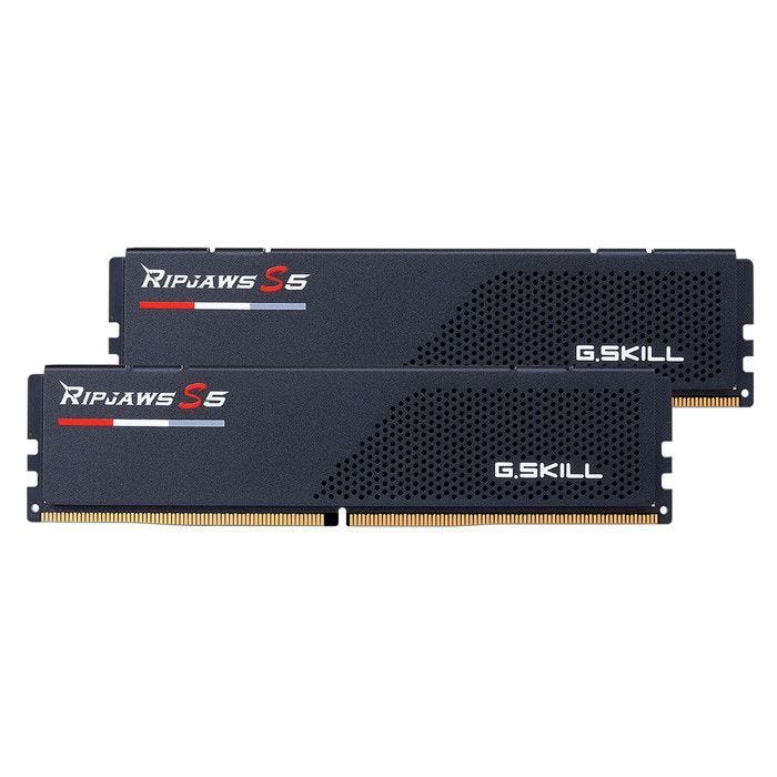 G.Skill RipJaws S5 Low Profile 64 Go (2 x 32 Go) DDR5 6400 MHz CL32 - Noir - Kit Dual Channel 2 barrettes de RAM DDR5 PC5-51200 - F5