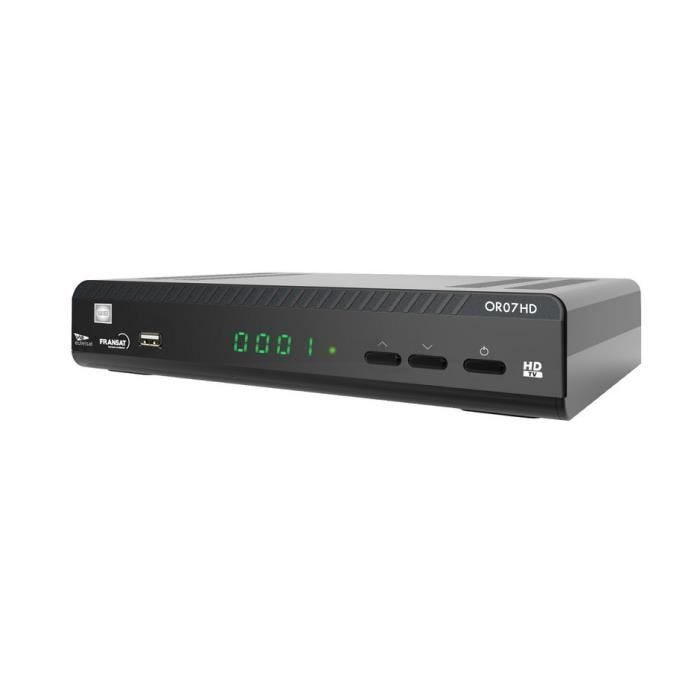 Décodeur TNT SAT HD - WISI - OR07HD - HDMI - USB - Contrôle parental