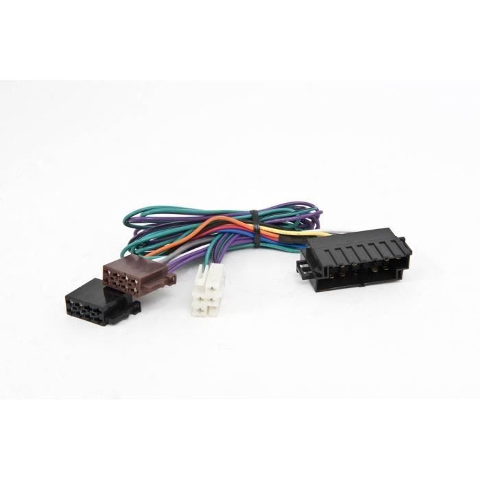 Faisceau Autoradio ISO Volvo 240 - Connecteur ISO - Noir - Universel - Voiture