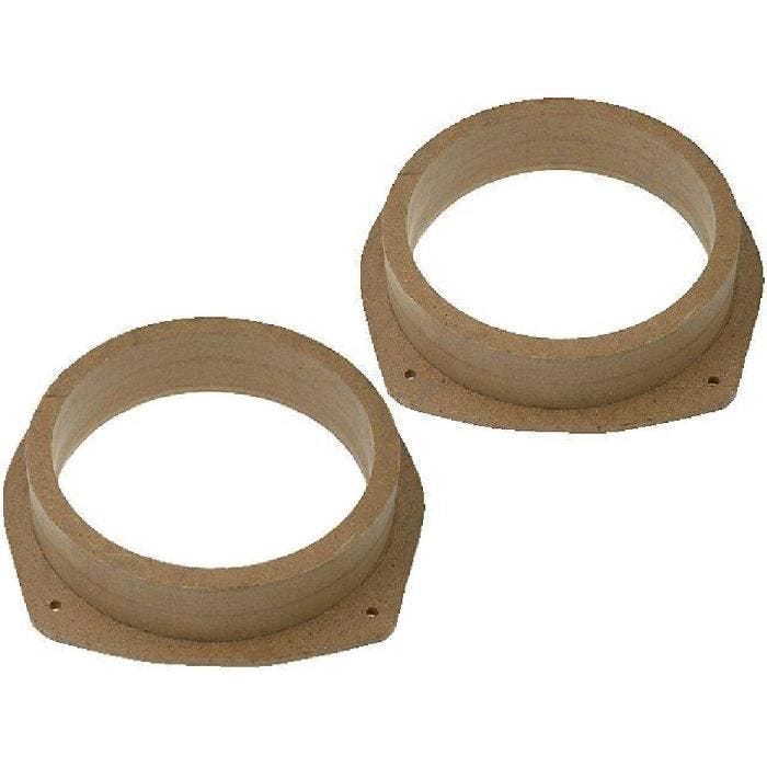 2 Entretoises Haut-Parleur Bois MDF 165mm - impregnees / vernies - Croma Stilo