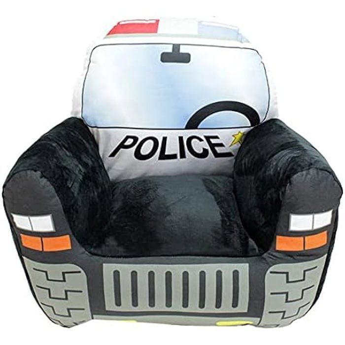 Fauteuil de Police - CREACIONES LLOPIS - LLOPIS 42079 - Gris - Peluche, Polyester - 52x48x51 cm