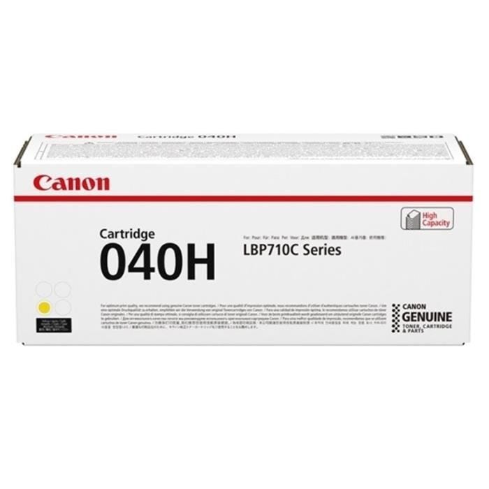 Cartouche de toner CANON 040 H originale jaune pour i-SENSYS LBP710Cx, LBP712Cx