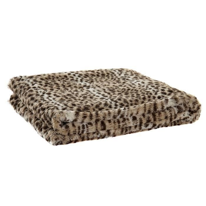 PLAID Couverture en Polyester Thème Décoration SAUVAGE de 170x130cm