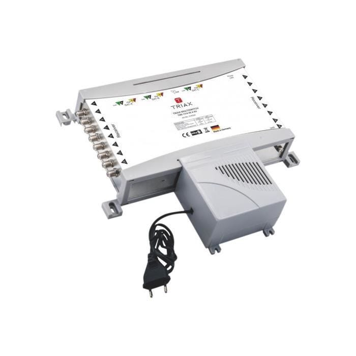 Triax TMS 1316 SE A-EU Commutateurs multiples de signal terrestre-satellite RAL 7035