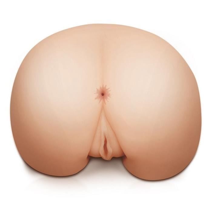 Masturbateur Vibrant - EXTREME TOYZ - Bad Girl - Réplique de fesses - Couleur Beige - Poupée réaliste