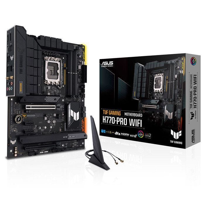Carte mère - ASUS - TUF Gaming H770-Pro Wifi - Socket LGA1200 - DDR4 SDRAM - ATX
