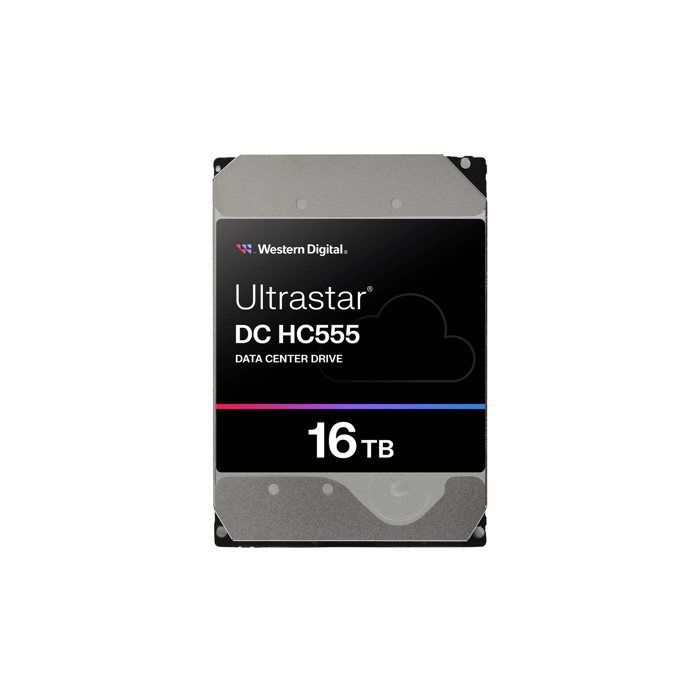 WD Ultrastar DC HC555 - disque dur - Centre de données - 16 To - SATA 6Gb/s