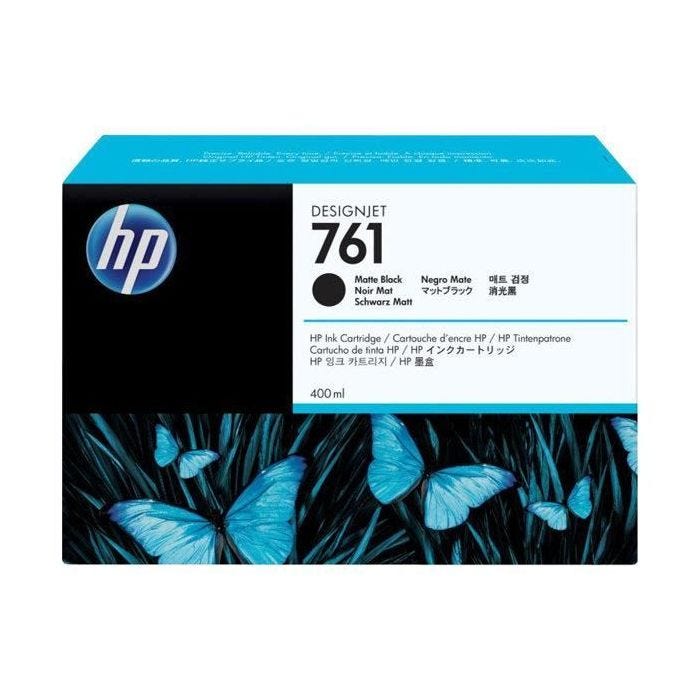 HP Pack de 1 Cartouche d'encre 761 Original - Noir - 400 ml