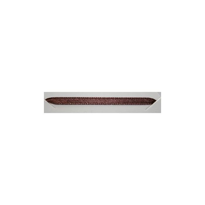 RAYHER Ruban satin chocolat 3 mm 10 m
