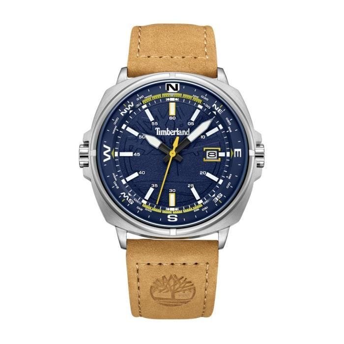 Montre Homme TIMBERLAND en Cuir Marron - 240469