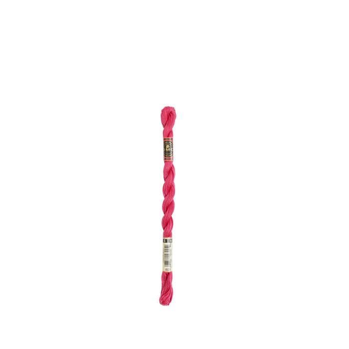 Fil - DMC - Coton Perlé Médium N5 - Couleur 601 - 100% Coton - 15 mètres