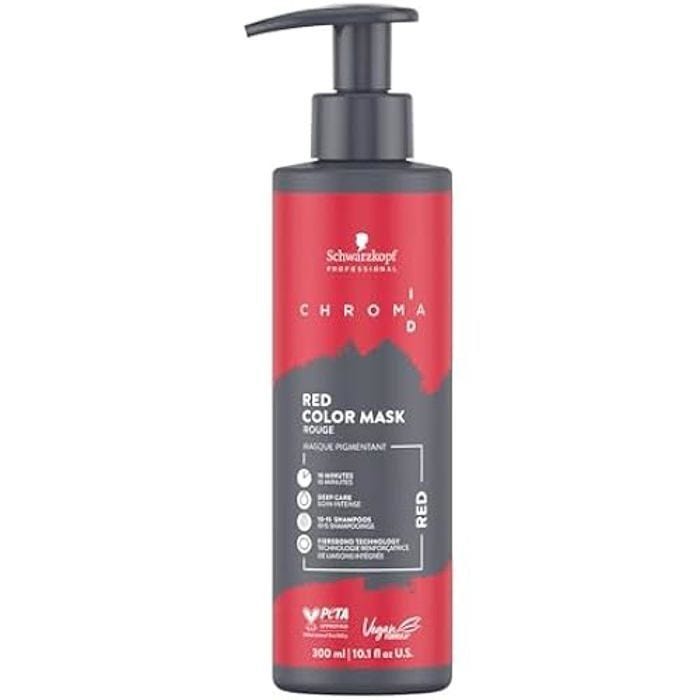 Masque de couleur semi-permanent - SCHWARZKOPF PROFESSIONAL - CHROMA ID - Rouge rubis - Vegan - Soin intense
