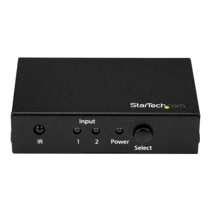 Commutateur HDMI - STARTECH - 2x1 - Ultra HD 4K 60 Hz - 2 Entrées - 1 Sortie