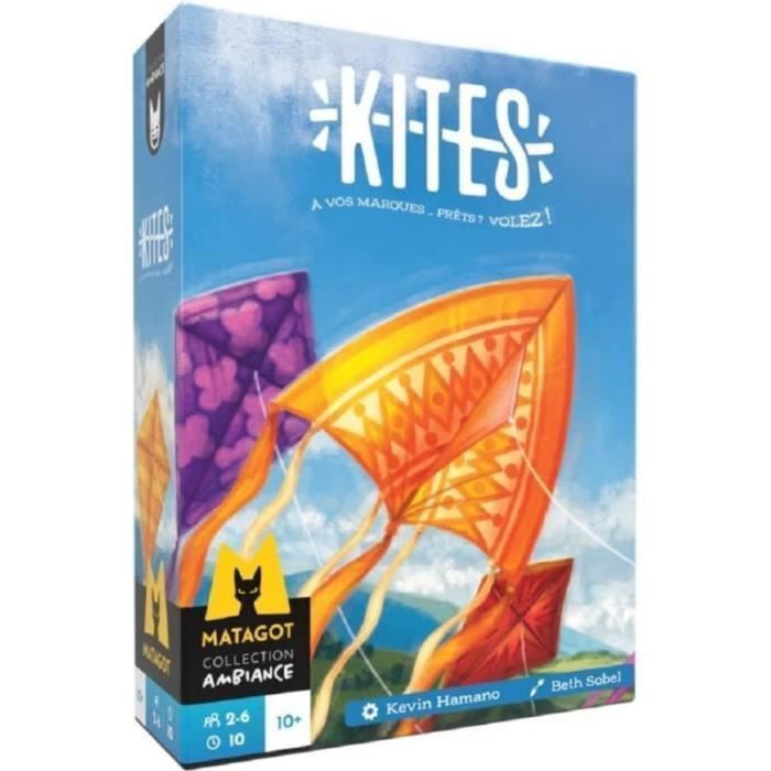 Kites - Asmodee - Jeu de cerfs-volants - Jeu de carte coopératif - Dès 10 ans