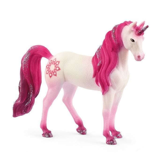 Figurine Licorne jument Mandala - Tatouage rose - Schleich 70717 Bayala®