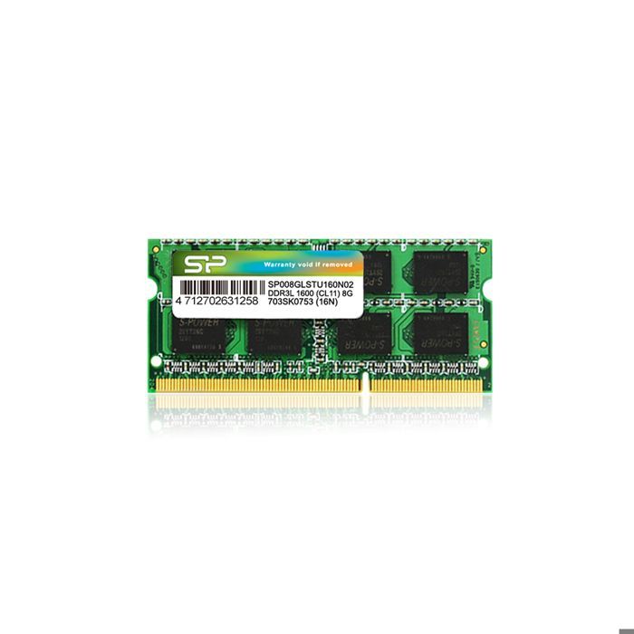 Mémoire DDR3L SILICON POWER 8 Go SO DIMM 204 broches 1600 MHz - PC3L-12800 CL11 1.35 V