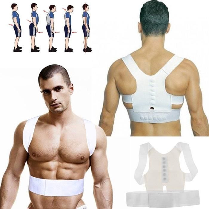 posture magnétique chaude retour épaule Correcteur soutien attelle thérapie ceinture réglable