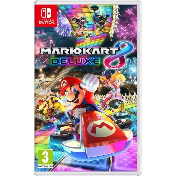 Jeu Mario Kart 8 Deluxe - Nintendo Switch - Multijoueur local jusqu'à 8 joueurs
