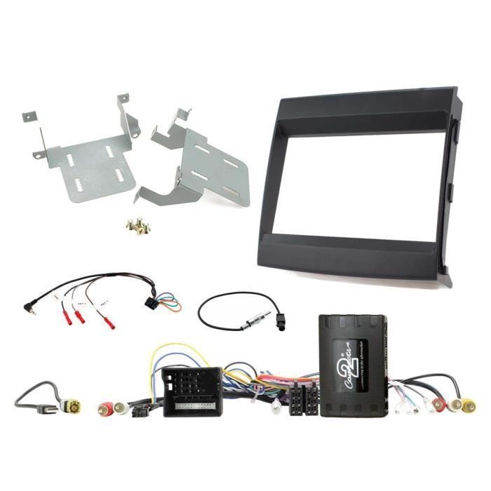 Kit 2 DIN Porsche Cayenne 2011-2016 Infodapter/Amp noir