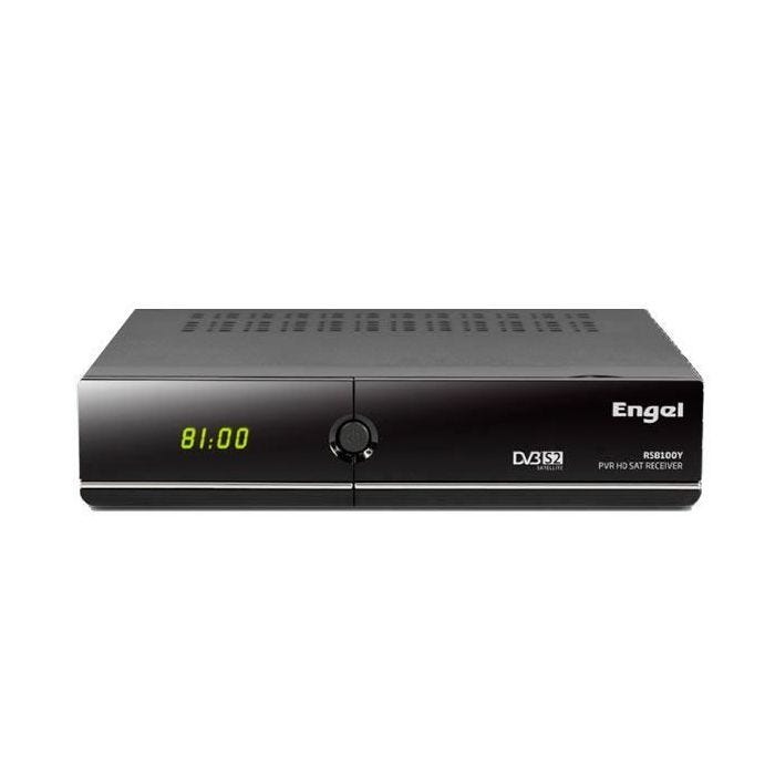 Récepteur satellite Hd Engel Rs8100y Hdtv, Hdmi, Pvr, Iptv, Usb 2.0, Wifi, Lan, Timeshift, Epg, Dvb S2
