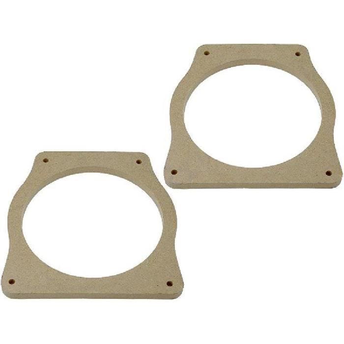 2 Entretoises Haut-Parleur Bois MDF 165mm - impregnees / vernies - Carisma