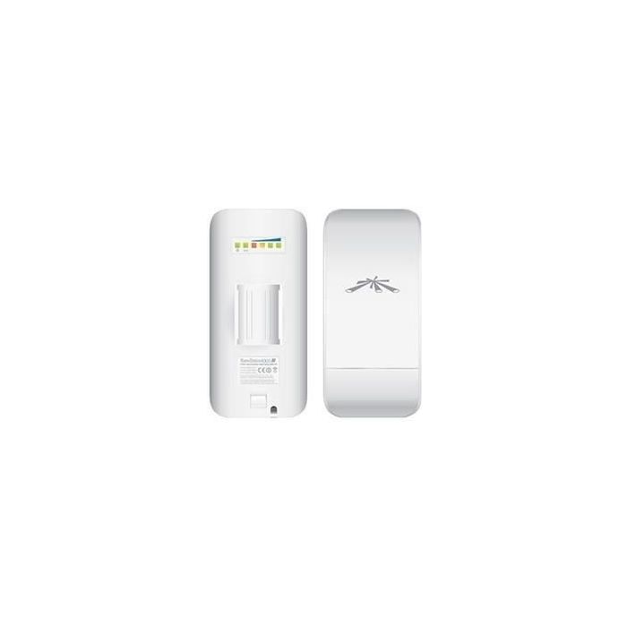Point d'accès UBIQUITI LOCOM2 avec antenne 2,4 GHz - Blanc
