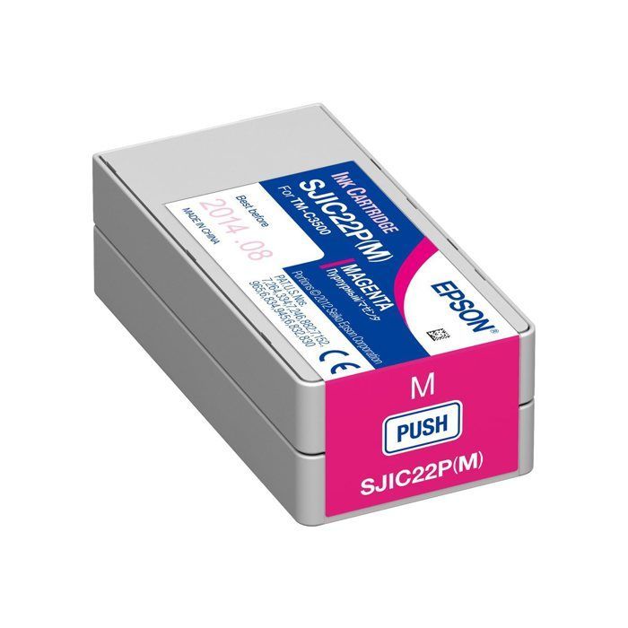 Cartouche d'encre EPSON S020407 - Magenta - Pour TM-C3500