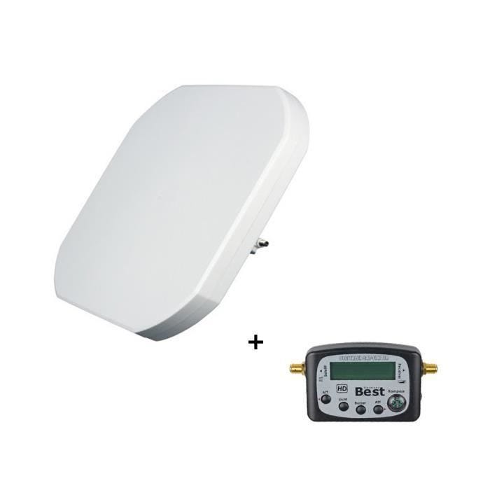 Antenne Satellite - OPTEX - OPT 270 701270 - Gain 34dBi - Pointeur Inclus - 1 Sortie Sat