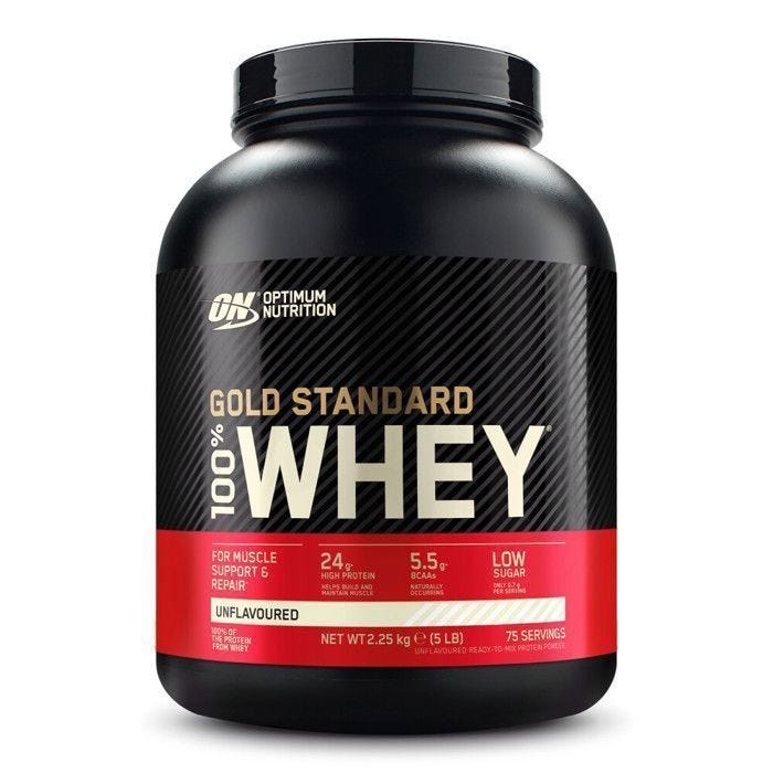 Whey sans arôme Optimum Nutrition - Gold Standard 100% Whey Natural - Saveur neutre 2270g