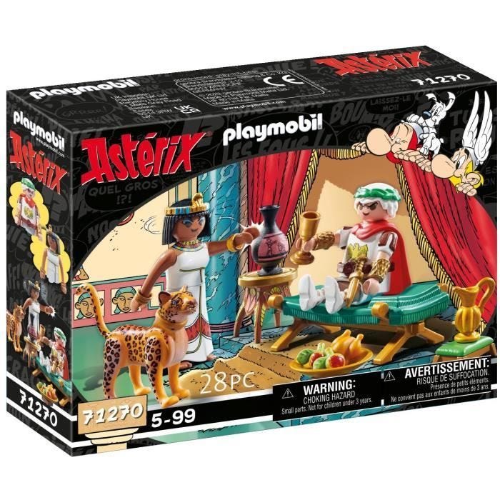 PLAYMOBIL 71270 César et Cléopâtre, Astérix, Personnages, Dès 5 ans