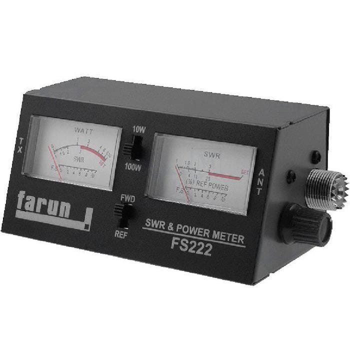 Instrument de mesure SWR - TOS-metre -mesure - Amplitude 3.5÷150MHz 10W/100W
