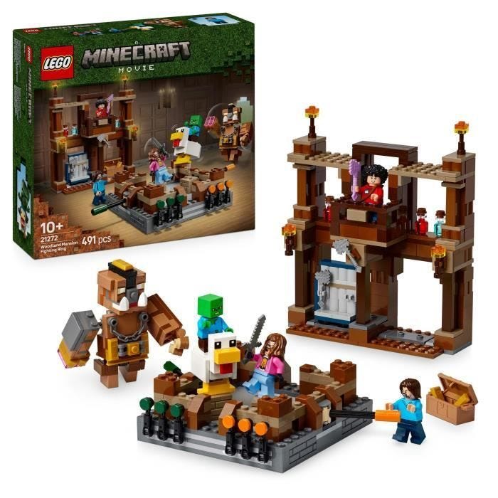 LEGO Minecraft 21272 Le Ring du Manoir des Bois - Jeu de construction garçon dès 10 ans
