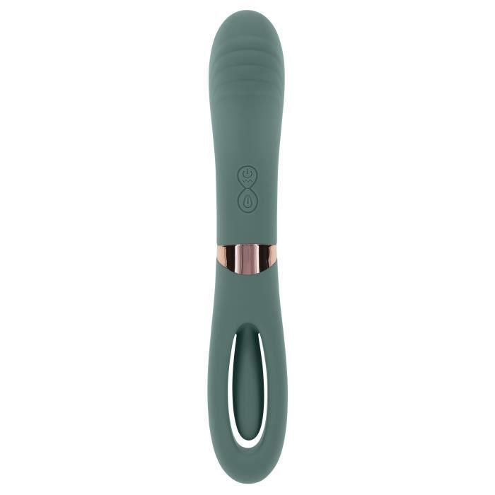 Vibromasseur double tête Evolved Novelties - Chick Flick - Vert