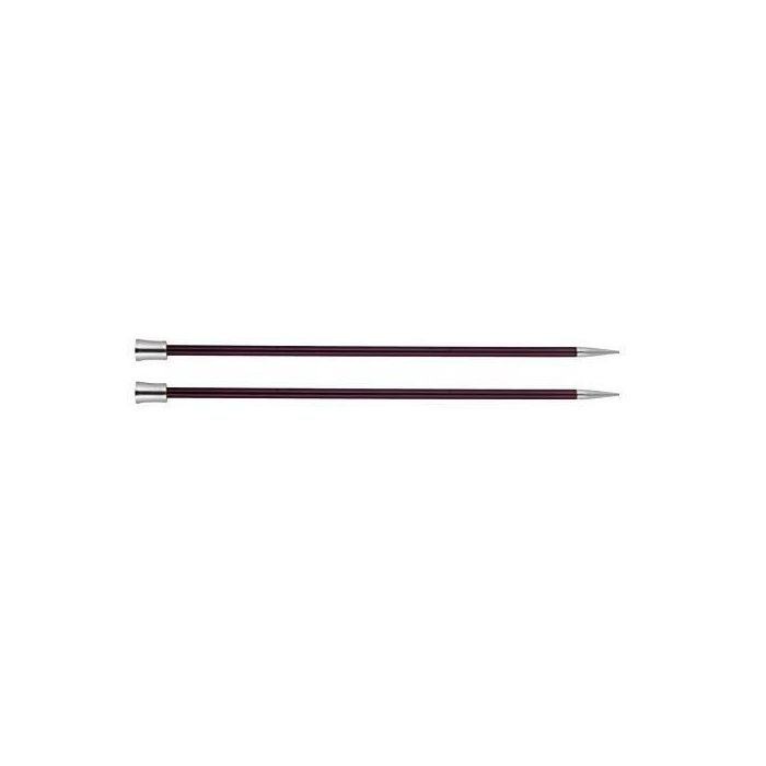KnitPro KNIT PRO 25 cm x 6 mm Aluminium Zing à tricoter à une seule extrémité à crochet Violet - KP47243