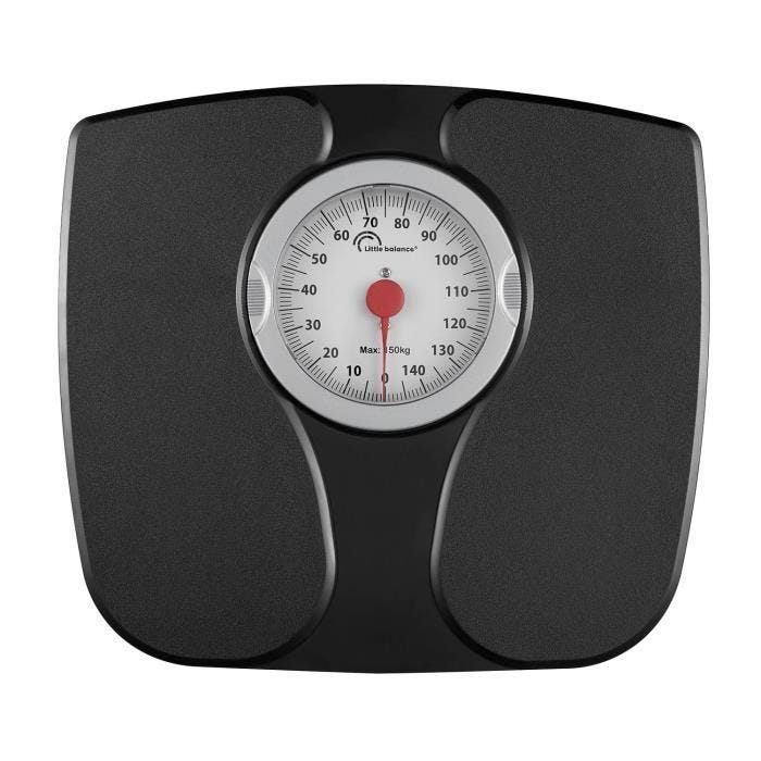 Pèse-personne - LITTLE BALANCE - 8727 - Confort 150 - Balance mécanique - 150 kg / 1 kg - Noir