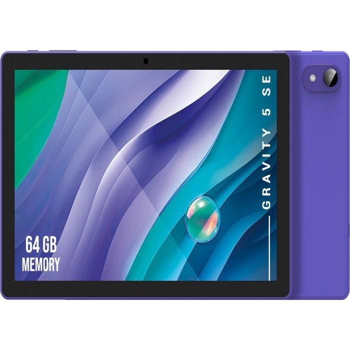 SPC GRAVITY 5 SE - Tablette 10 pouces, Octa-Core, 5000 mAh, 4 Go RAM, 64 Go stockage, contrôle parental, Android 13 - Violet
