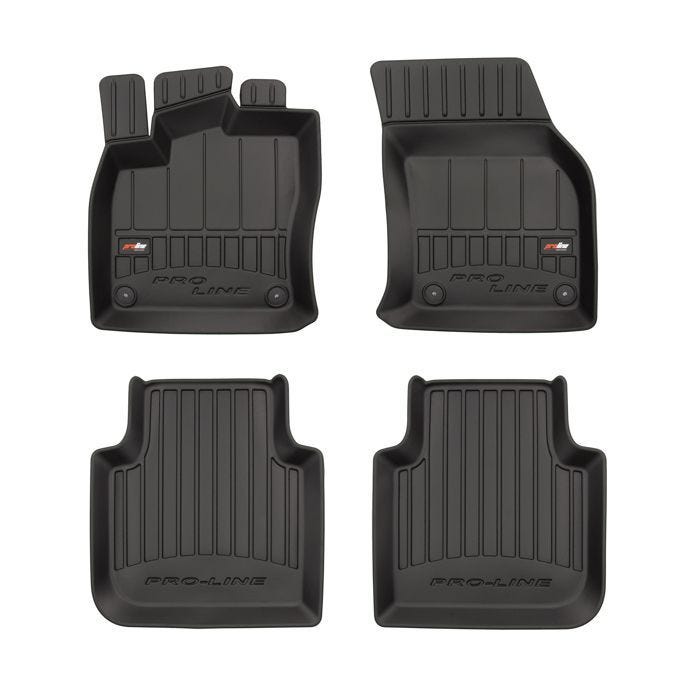 Tapis de Sol 3D ProLine FROGUM pour SEAT Tarraco 2018- - SKODA Kodiaq 2016- sur mesure en Caoutchouc Noir