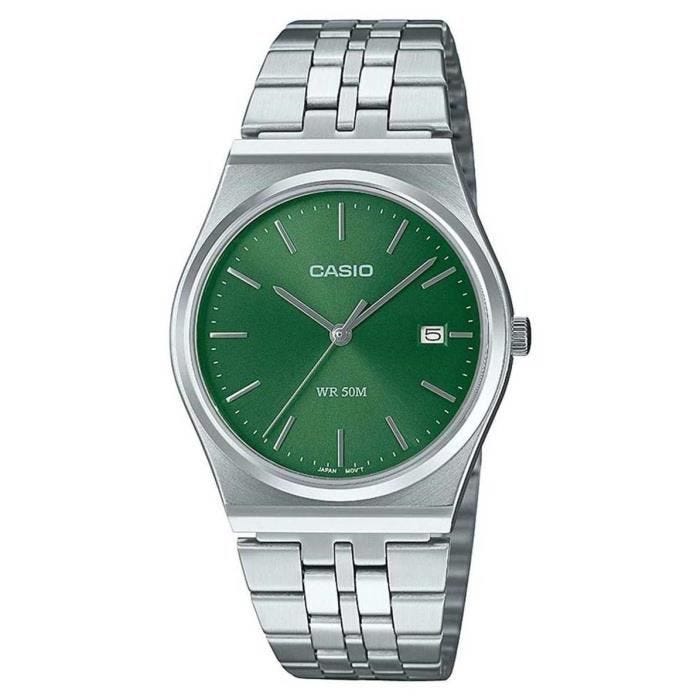 Montre - CASIO - MTP-B145D-3AVEF - Acier inoxydable - 35 mm - Résistant à l'eau 5 bar