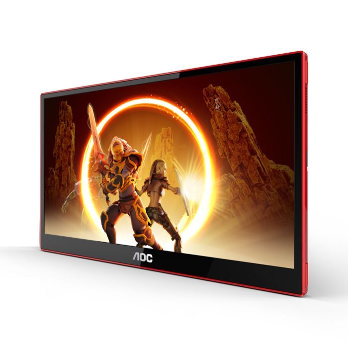 AOC 16G3 computer monitor 39.6 cm (15.6") 1920 x 1080 pixels Black, Red