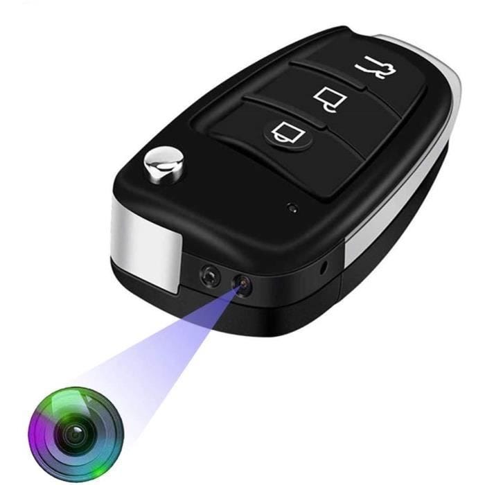 Clé de Voiture Caméra Espion HD 1080p Capteur Mouvement Vision IR +SD 16Go YONIS